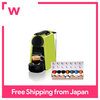 Nespresso capsule coffee maker Essensa Mini Lime Green D 0.6L water tank capacity, compact, lightweight D30-GN-W Brand n