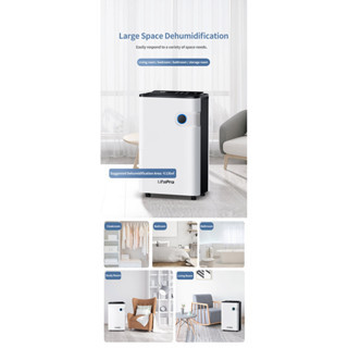 【Ready Stock and Ship in 0-1 Day】LifePro DH24 24L/D Dehumidifier with Compressor/ 3-pin SG Plug/ English Panel/ 2-year S