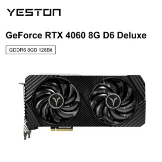 Yeston RTX 4060 8G D6 Gaming New Graphic Card GDDR6 rtx 4060 8G Gaming Nvidia GPU Video Card 8Pin 128 Bit RTX4060 placa