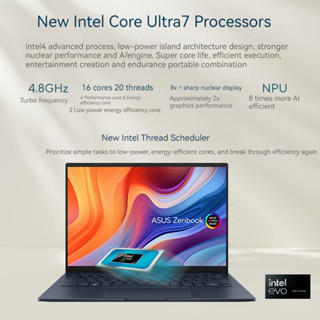【Local Warranty】2024 ASUS Zenbook 14 Laptop/ASUS Laptop/ASUS Lingyao Laptop/ASUS Zenbook Laptop/ASUS Notebook Computer/A