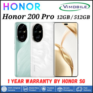 Honor 200 Pro 5G 12GB/512GB | 1 year warranty by Honor SGBrand new