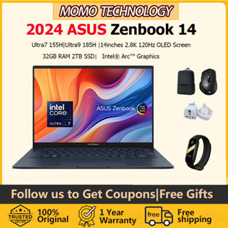 【ASUS Official Warranty】2024 ASUS Zenbook 14 Computer Notebook|UX3405 ASUS Lingyao 14 Laptop|ASUS Zenbook Laptop|Ultra7 
