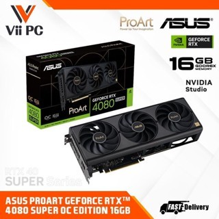 ASUS ProArt GeForce RTX™ 4080 SUPER/RTX4080 SUPER/RTX 4080 SUPER 16GB GDDR6X OC Edition Graphics CardsBrand new