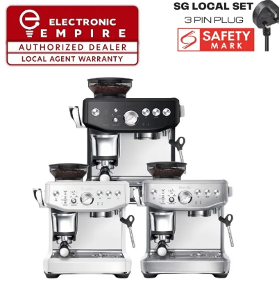  Breville BES876 the Barista Express™ Impress Coffee Machine - 3 Pin Plug with Safety Mark, 1 Year Breville Warranty
