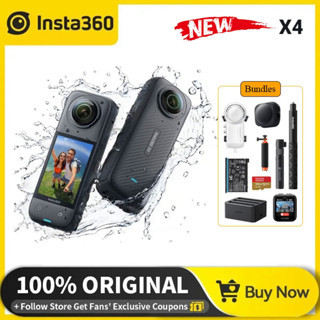 Original Insta 360 X4 New Arrival 360 Action Camera 2290mAh 8K Video 10M Waterproof Panoramic Sport 4K Wide-Angle Camera