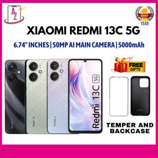 XIAOMI REDMI 13C - 5G - 8GB RAM 256GB ROM - GLOBAL ROM - LOCAL SET WITH ONE YEAR OFFICIAL WARRANTY - GET FREE GIFT OR GE