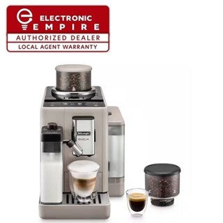 FREE COFFEE BEAN + COFFEE CUP - Delonghi EXAM440.55.BG Rivelia Sand Beige Automatic Coffee Maker 1450W