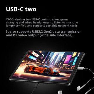 Lenovo Legion Y700 2025 Tablet Snapdragon 8 Gen 3 6550mAh Battey 68W Fast Charging/8.8 inches 165Hz IPS LCD Display Leno
