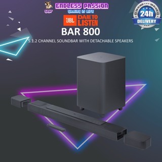 JBL BAR 800 5.1.2-channel Soundbar with Detachable Surround Speakers