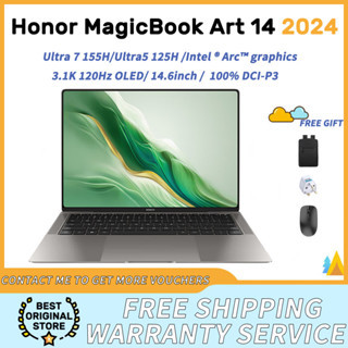 2024 New Honor MagicBook Art 14 Laptop/Honor Laptop/14.6inch Honor MagicBook Laptop/Ultra 7 155H/Ultra5 125H 3.1K Oasis