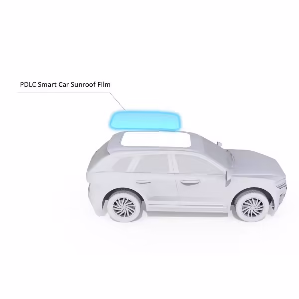 Colored Smart PDLC  Smart Film  Car Window Film Size Customize
