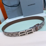 B*alenciaga Belts Top Quality 30MM