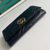 G*ucci Wallets Top Quality 18*10.5*4.5CM