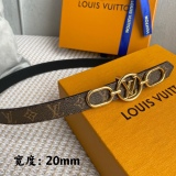 L*ouis V*uitton Belts Top Quality 20MM