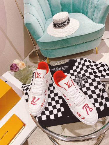 Men Women L*ouis V*uitton Top Sneakers