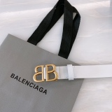 B*alenciaga Belts Top Quality 30MM