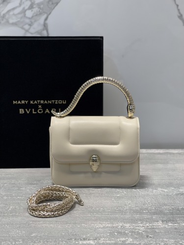 B*vlgari Top Quality Bag 19.2*15*6CM