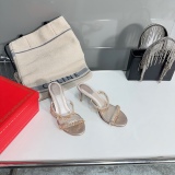 Women R*ᴇɴᴇ C*ᴀᴏᴠɪʟʟᴀ Top High Heels 9.5CM
