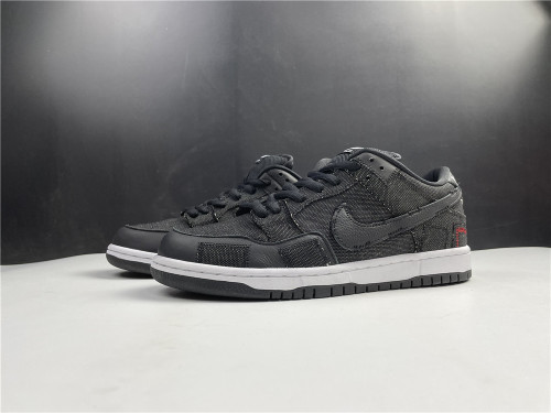 Wasted Youth × N*ike Dunk SB Low “Black” DD8386-001