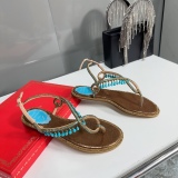 Women R*ᴇɴᴇ C*ᴀᴏᴠɪʟʟᴀ Top Sandals