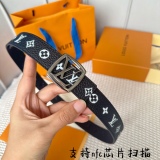 L*ouis V*uitton Belts Top Quality 30MM
