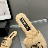 Women C*hanel Top Slippers