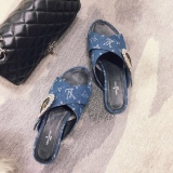 Women L*ouis V*uitton Top Slippers