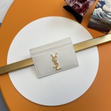 Y*SL Wallets Top Quality 10*7.5*0.5CM