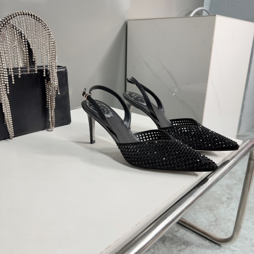 Women R*ᴇɴᴇ C*ᴀᴏᴠɪʟʟᴀ Top High Heels 7.5CM