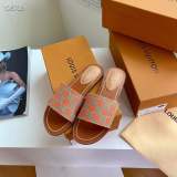 Women L*ouis V*uitton Top Slippers