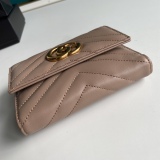 G*ucci Wallets Top Quality 12.5*10*3CM