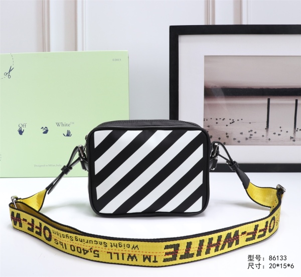 O*ff W*hite Bag Top Quality 20×15×6CM