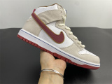 N*ike SB Dunk high Team Crimson CV9499-100