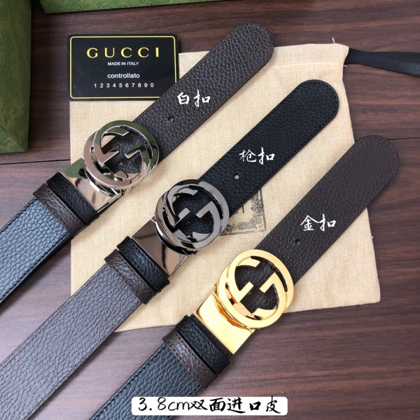 G*ucci Belts Top Quality 38MM