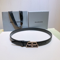B*alenciaga Belts Top Quality 30MM