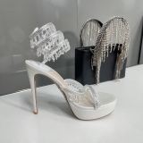 Women R*ᴇɴᴇ C*ᴀᴏᴠɪʟʟᴀ Top High Heels 12.5CM