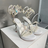 Women R*ᴇɴᴇ C*ᴀᴏᴠɪʟʟᴀ Top High Heels 12.5CM