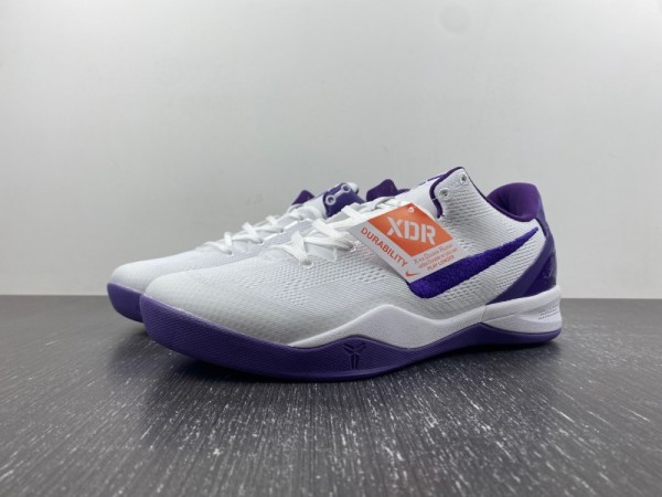 N*ike Kobe 8 Protro “White Court Purple” FQ3549-100