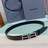 B*alenciaga Belts Top Quality 30MM