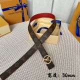 L*ouis V*uitton Belts Top Quality 30MM