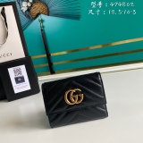 G*ucci Wallets Top Quality 12.5*10*3CM