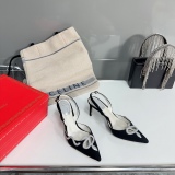 Women R*ᴇɴᴇ C*ᴀᴏᴠɪʟʟᴀ Top Sandals 7.5CM
