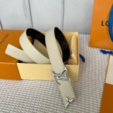 L*ouis V*uitton Belts Top Quality 30MM