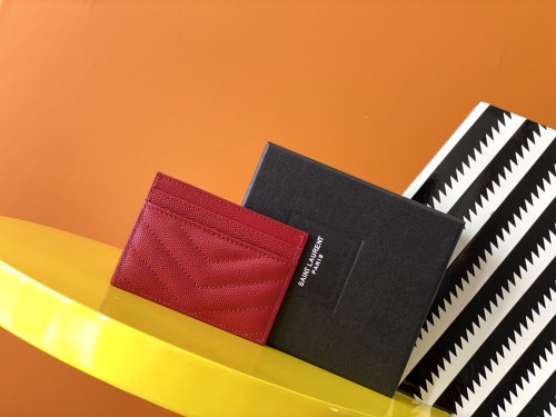 Y*SL Wallets Top Quality 10*7.5*0.5CM