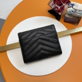 Y*SL Wallets Top Quality 12.5*10*2.5CM
