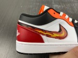 Air Jordan 1 Low GS “Flaming Swoosh”