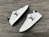 Men Women L*ouis V*uitton x Air Jordan Top Sneakers