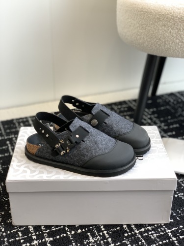 Men Women D*ior x B*irkenstock Top Sandals