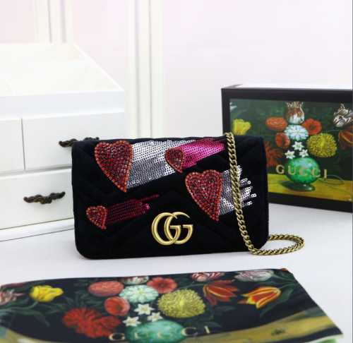 G*ucci Bag Top Qualit 18*10*5CM