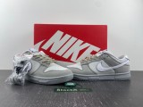 SB Dunk Low Grey Leather DX3722-001